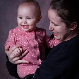 Mom Baby Strobe by John Fleissner