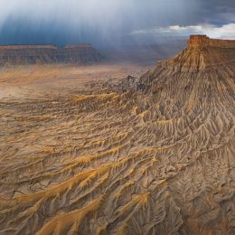 Rainstorm at Factory Butte