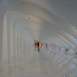 Hallway in Milwaukee Art Museum by Pam Gayon
