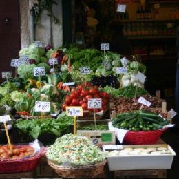 Fresh Market In Italy