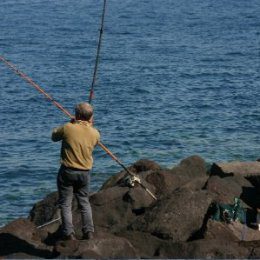 Italy Fisherman and Cat